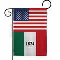 Guarderia 13 x 18.5 in. USA Alamo American Historic Vertical Garden Flag with Double-Sided GU3912303